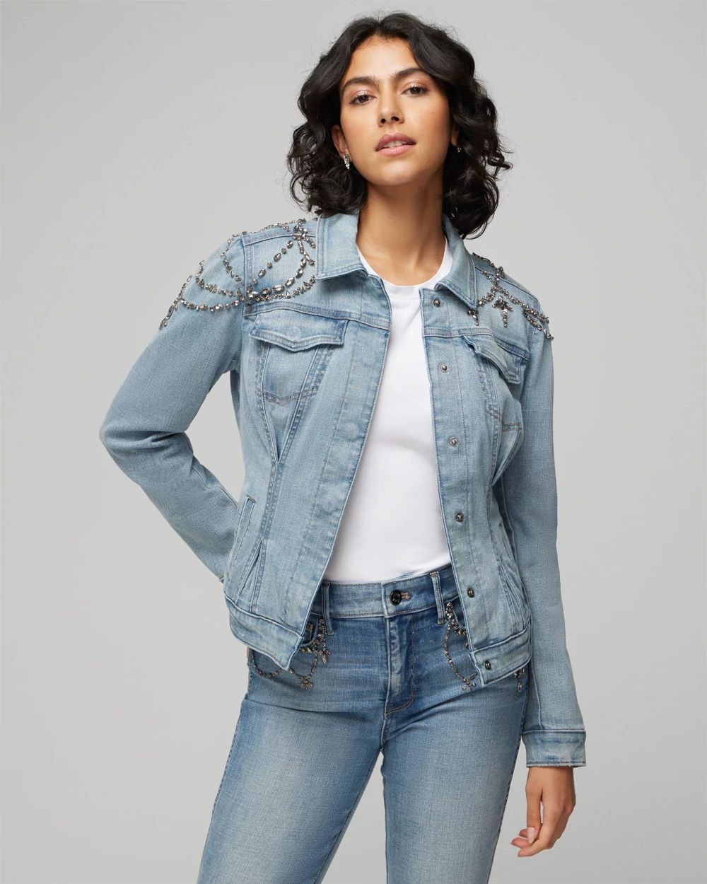 Embellished Denim Jacket